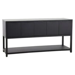 Grillausrüstung 25 Sunfun Melina Grillküchen-Sideboard 60 X 180 X 90 Cm, Schwarz
