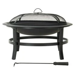 Feuerschale August Durchmesser: 75 Cm, Stahl -Grillausrüstung 12 1109