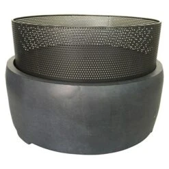 Elite Feuerschale Ø X H: 55 X 37,5 Cm, Grau