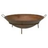 Siena Garden Feuerschale Rusty Durchmesser: 70 Cm, Gusseisen -Grillausrüstung 12 1121