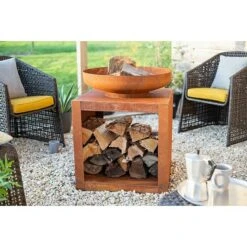 Buschbeck Feuerschale Montana 80 X 80 X 80 Cm, Stahl 8 Buschbeck Feuerschale Montana 80 X 80 X 80 Cm, Stahl -Grillausrüstung 12 1135