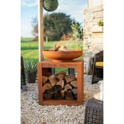 Buschbeck Feuerschale Montana 80 X 80 X 80 Cm, Stahl 9 Buschbeck Feuerschale Montana 80 X 80 X 80 Cm, Stahl -Grillausrüstung 12 1136