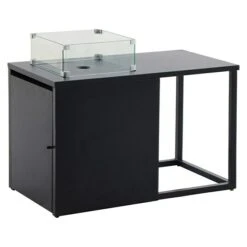 MWH Feuerstelle Palermo 55 X 100 X 79 Cm, Aluminium, Schwarz -Grillausrüstung 12 1197