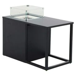 MWH Feuerstelle Palermo 55 X 100 X 79 Cm, Aluminium, Schwarz -Grillausrüstung 12 1199