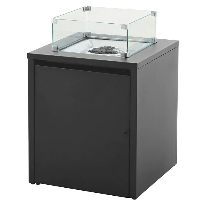 MWH Feuerstelle Palermo 55 X 55 X 79 Cm, Aluminium, Anthrazit 3 MWH Feuerstelle Palermo 55 X 55 X 79 Cm, Aluminium, Anthrazit