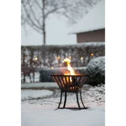 Feuerkorb Denver L X B X H: 39 X 39 X 45 Cm, Schwarz, Stahl -Grillausrüstung 12 1239