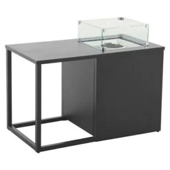 MWH Feuerstelle Palermo 55 X 100 X 79 Cm, Aluminium, Anthrazit