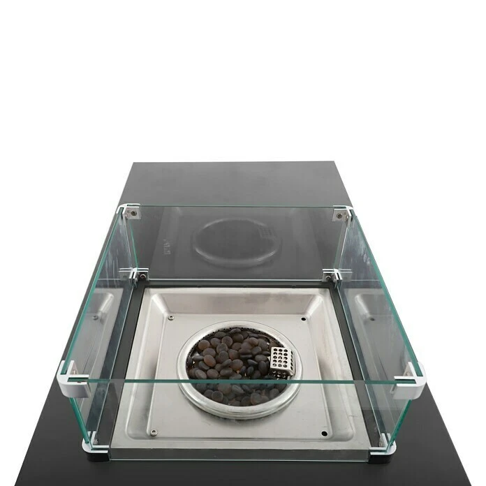 MWH Feuerstelle Palermo 55 X 100 X 79 Cm, Aluminium, Anthrazit 5 MWH Feuerstelle Palermo 55 X 100 X 79 Cm, Aluminium, Anthrazit – Bild 3