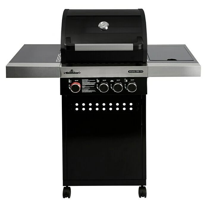 Grillstar Gasgrill Atlanta II 350-1 Anzahl Brenner: 3, Hauptgrillfläche: 50 X 41,5 Cm, 12 KW 3 Grillstar Gasgrill Atlanta II 350-1 Anzahl Brenner: 3, Hauptgrillfläche: 50 X 41,5 Cm, 12 KW