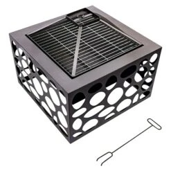 RedFire Feuerschale Mikor L X B X H: 55 X 55 X 45 Cm, Stahl