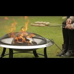 Tepro Feuerschale Silver City Ø X H: 74 X 50 Cm, Edelstahl, Silber -Grillausrüstung 12 1319