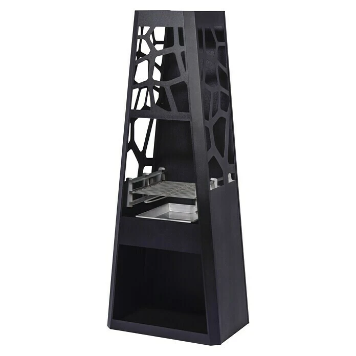 Dobar Gartenkamin 57,5 X 38 X 148 Cm, Stahl, Pulverbeschichtet 4 Dobar Gartenkamin 57,5 X 38 X 148 Cm, Stahl, Pulverbeschichtet – Bild 2