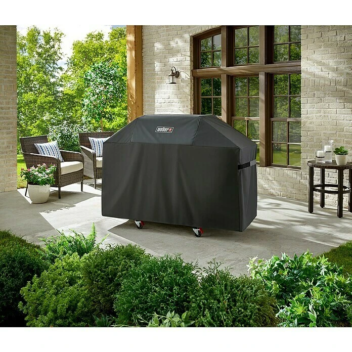 Weber Premium Grill-Schutzhülle Passend Für: Weber Genesis 300-Serie, Polyester 4 Weber Premium Grill-Schutzhülle Passend Für: Weber Genesis 300-Serie, Polyester – Bild 2