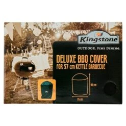 Kingstone Grill-Schutzhülle Schwarz, Passend Für: Kugelgrill 57 Cm -Grillausrüstung 12 1468