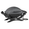 Weber Elektrogrill Q 1400 2,2 KW, Hauptgrillfläche: 43 X 32 Cm, Dunkelgrau -Grillausrüstung 12 1534