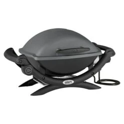 Weber Elektrogrill Q 1400 2,2 KW, Hauptgrillfläche: 43 X 32 Cm, Dunkelgrau