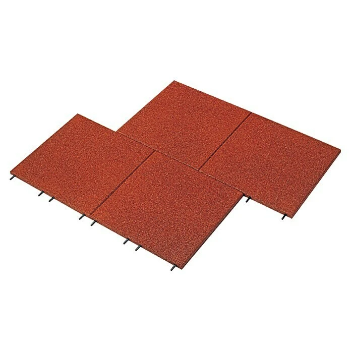 Fallschutzmatte Rot, 50 X 50 X 3 Cm 4 Fallschutzmatte Rot, 50 X 50 X 3 Cm – Bild 2
