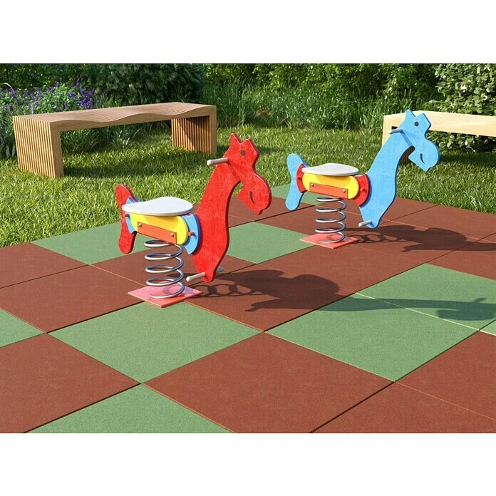 Fallschutzmatte Rot, 50 X 50 X 3 Cm 7 Fallschutzmatte Rot, 50 X 50 X 3 Cm – Bild 5