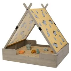 Muddy Buddy Sandkasten Dino Lover 140 X 120 X 140 Cm, Holz