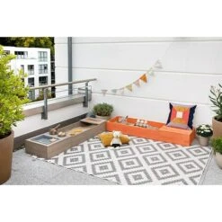 Muddy Buddy Sandkasten Flexy Style 150 X 90 X 20 Cm, Holz, Warmgrau/Lachs -Grillausrüstung 12 1683