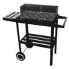Grillstar Holzkohlegrill Nevada Schwarz, Hauptgrillfläche: 52 X 28,5 Cm