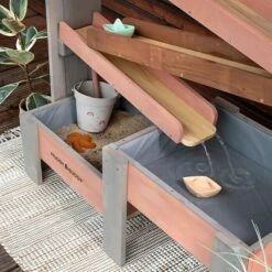 Muddy Buddy Wasserbahn Aqua Tower Holz, Puderrosa 9 Muddy Buddy Wasserbahn Aqua Tower Holz, Puderrosa -Grillausrüstung 12 1730