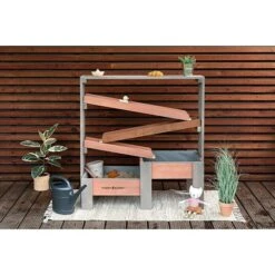 Muddy Buddy Wasserbahn Aqua Tower Holz, Puderrosa 10 Muddy Buddy Wasserbahn Aqua Tower Holz, Puderrosa -Grillausrüstung 12 1731