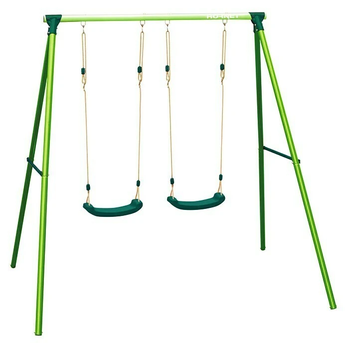 Hudora Schaukel 258 X 200 X 205 Cm, Stahl, Grün 3 Hudora Schaukel 258 X 200 X 205 Cm, Stahl, Grün