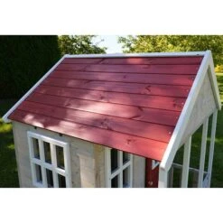 Wendi Toys Spielhaus Fuchs 120 X 120 Cm, Holz, Natur/Rot -Grillausrüstung 12 1777