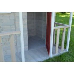 Wendi Toys Spielhaus Fuchs 120 X 120 Cm, Holz, Natur/Rot -Grillausrüstung 12 1779