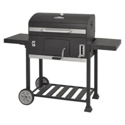 Grillausrüstung 15 Kingstone KMS Smoker Black Angus XXL Mit Rollwagen, Hauptgrillfläche: 70 X 43,5 Cm