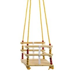 Conacord Babyschaukel Holz, Maße Sitzfläche: 30 X 30 Cm