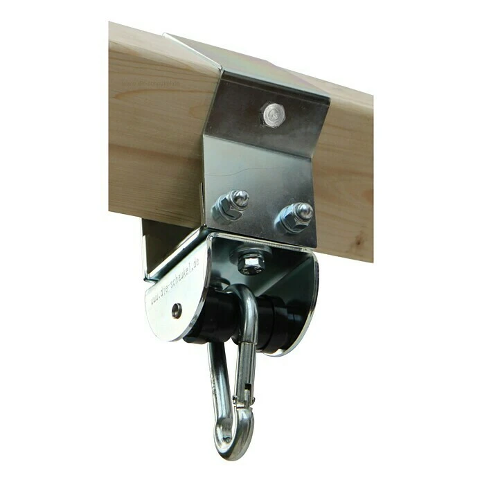 Marathon Aufhängesystem-Set Geeignet Für: Spitzhölzer 10 X 10 Cm, Belastbarkeit: 125 Kg, Kugellager, Verzinkt 3 Marathon Aufhängesystem-Set Geeignet Für: Spitzhölzer 10 X 10 Cm, Belastbarkeit: 125 Kg, Kugellager, Verzinkt