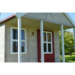 Wendi Toys Spielhaus Frosch 290 X 197 Cm, Holz, Natur/Rot -Grillausrüstung 12 1933