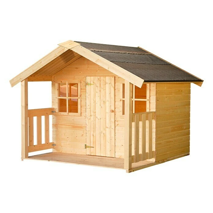 Palmako Spielhaus Felix 180 X 180 X 169 Cm, Natur 3 Palmako Spielhaus Felix 180 X 180 X 169 Cm, Natur