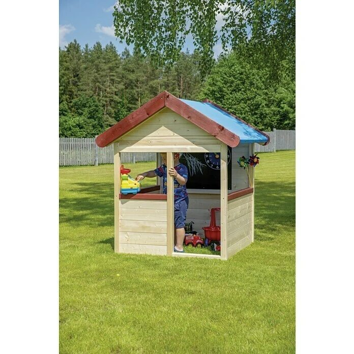 Spielhaus Nele 100 X 100 X 150 Cm, Natur 3 Spielhaus Nele 100 X 100 X 150 Cm, Natur