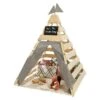 Muddy Buddy Tipi-Zelt Dreamer L X B: 135 X 135 Cm, Holz, Natur/Warmgrau -Grillausrüstung 12 1978