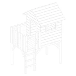 Stelzenhaus Lasse 150 X 200 X 275 Cm -Grillausrüstung 12 1999