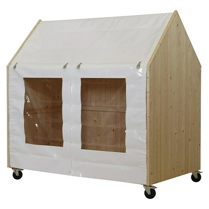 Plus Spielhaus 1,21 X 2,03 X 1,98 M, Natur 3 Plus Spielhaus 1,21 X 2,03 X 1,98 M, Natur