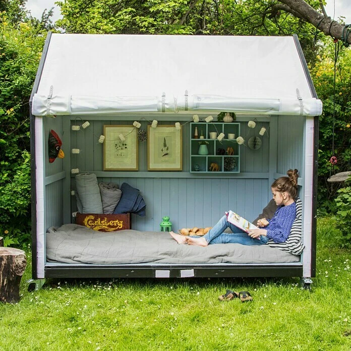 Plus Spielhaus 1,21 X 2,03 X 1,98 M, Natur 4 Plus Spielhaus 1,21 X 2,03 X 1,98 M, Natur – Bild 2