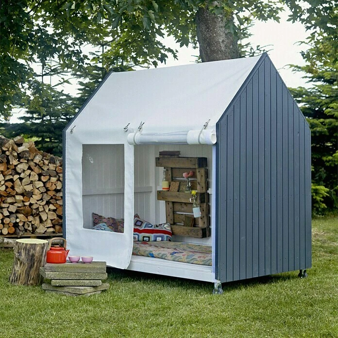 Plus Spielhaus 1,21 X 2,03 X 1,98 M, Natur 5 Plus Spielhaus 1,21 X 2,03 X 1,98 M, Natur – Bild 3