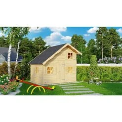 Weka Spielhaus Loki 228 X 250 Cm, Natur