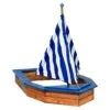 Dobar Sandkasten Schiff 180 X 96 X 125 Cm, Holz, Blau/Braun
