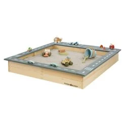 Muddy Buddy Sandkasten Highway Hero L X B X H: 135 X 125 X 20 Cm, Holz