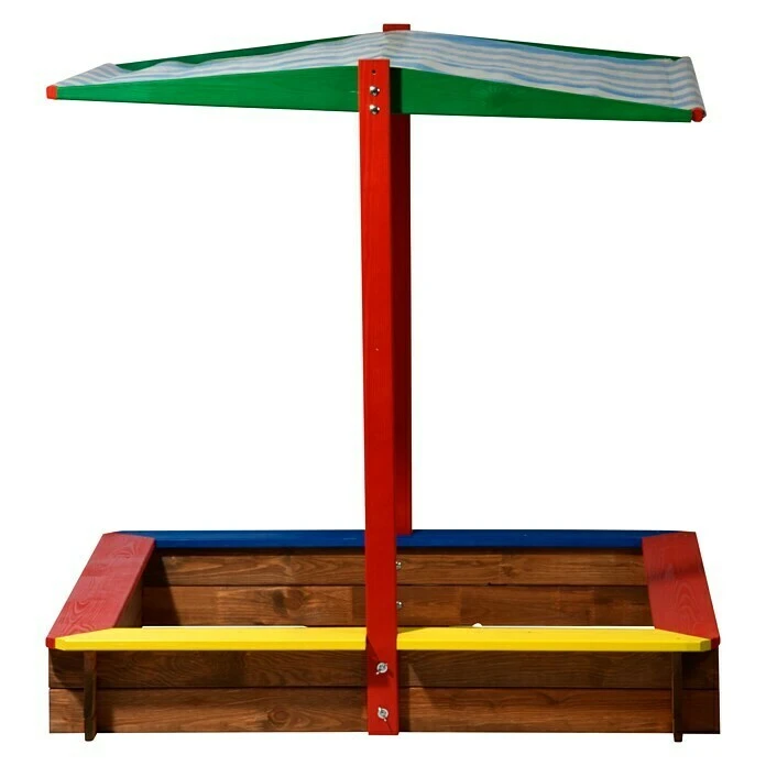 Dobar Sandkasten 120 X 120 X 125 Cm, Holz 4 Dobar Sandkasten 120 X 120 X 125 Cm, Holz – Bild 2