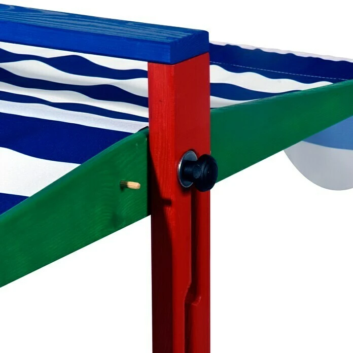 Dobar Sandkasten 120 X 120 X 120 Cm, Holz, Höhenverstellbares Dach 5 Dobar Sandkasten 120 X 120 X 120 Cm, Holz, Höhenverstellbares Dach – Bild 3