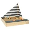 Sun Sandkasten Little Captain 135 X 125 X 110 Cm, Holz -Grillausrüstung 12 2164