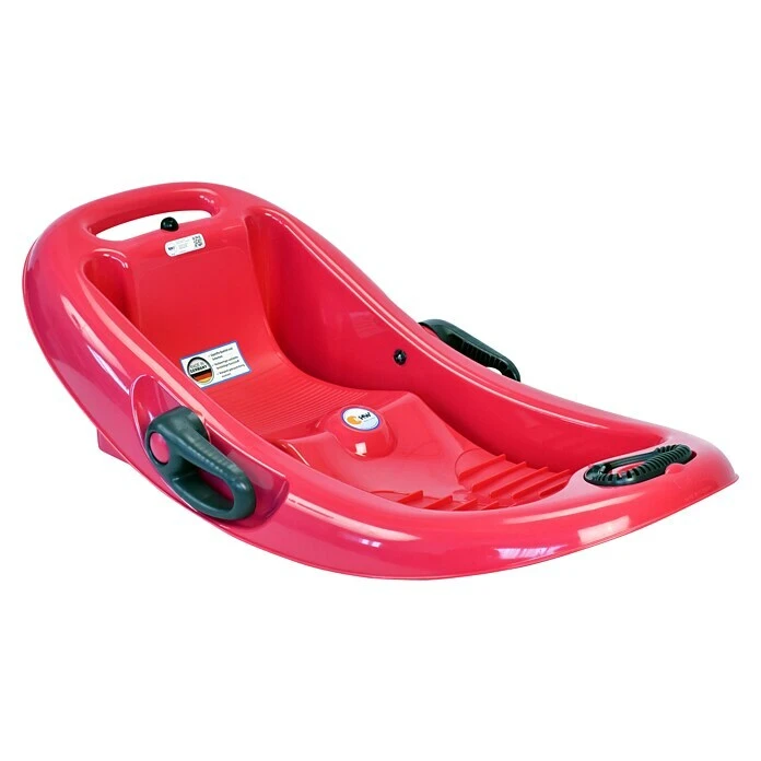 KHW Kunststoffschlitten Snow Flipper 98,5 X 51 Cm, Max. Belastung: 70 Kg, Anthrazit 4 KHW Kunststoffschlitten Snow Flipper 98,5 X 51 Cm, Max. Belastung: 70 Kg, Anthrazit – Bild 2