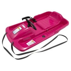 KHW Kunststoffschlitten Snow Fox 95 X 50 Cm, Max. Belastung: 65 Kg, Pink