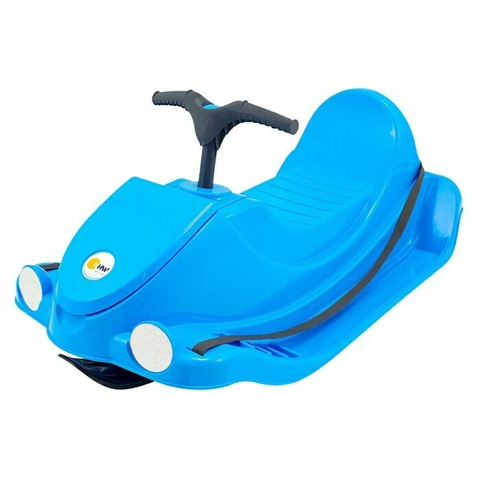 KHW Kunststoffschlitten Snow Quad 91 X 48 Cm, Max. Belastung: 30 Kg, Eisblau 3 KHW Kunststoffschlitten Snow Quad 91 X 48 Cm, Max. Belastung: 30 Kg, Eisblau